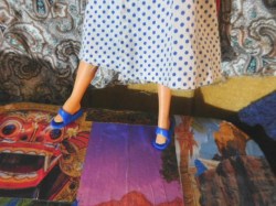 sindy blue sandals